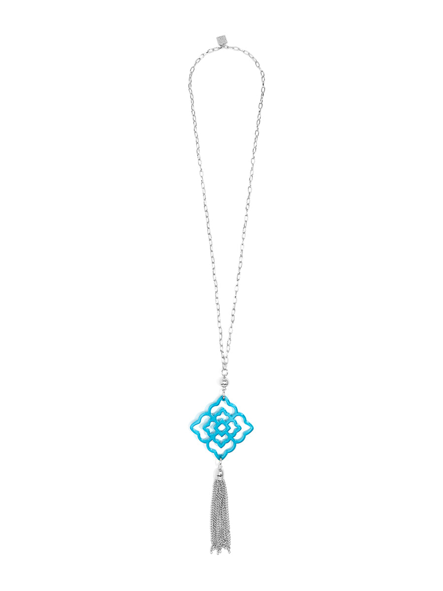 Rose Tassel Necklace