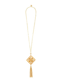 Rose Tassel Necklace