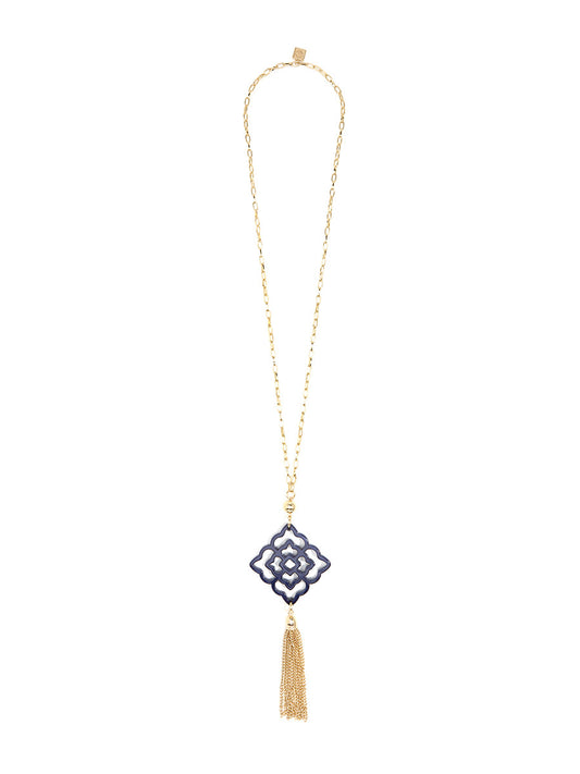 Rose Tassel Necklace