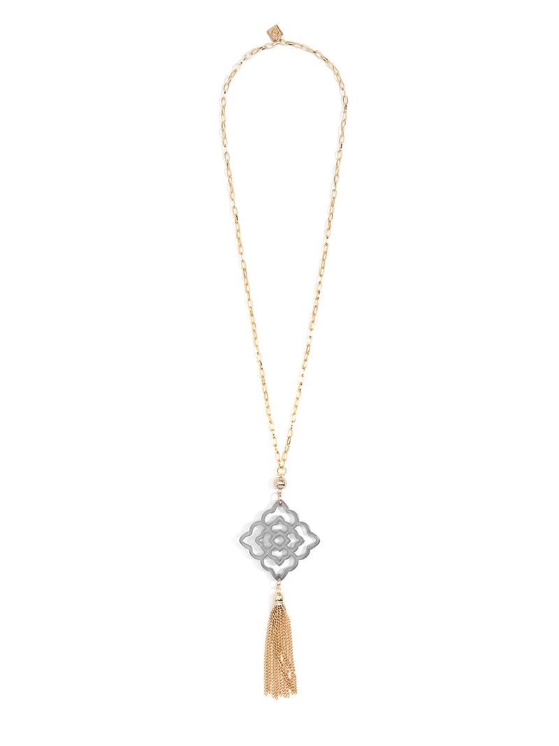 Rose Tassel Necklace