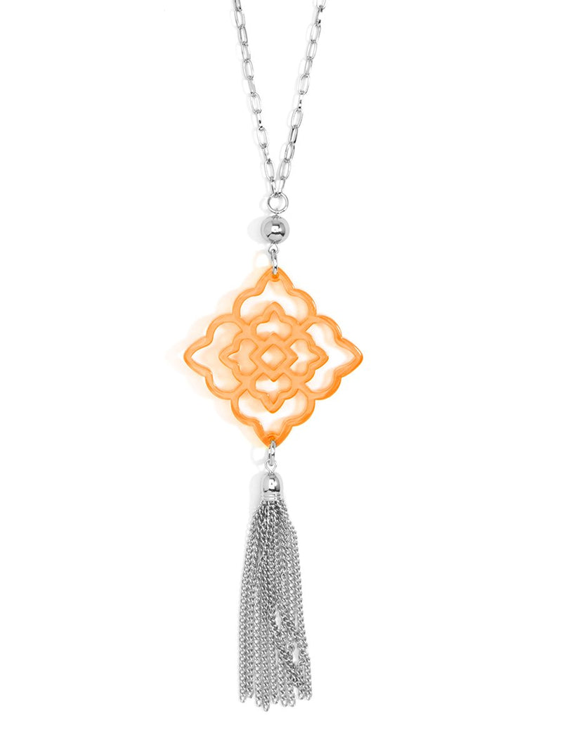 Rose Tassel Necklace