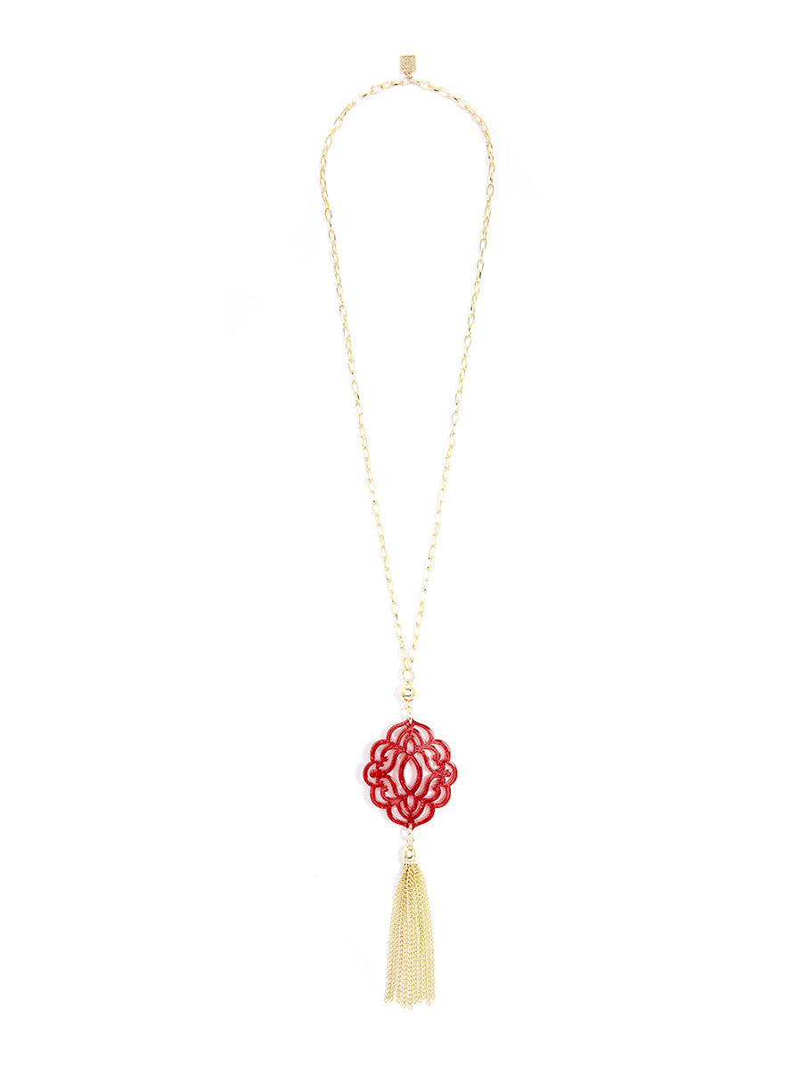 Baroque Tassel Necklace