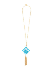 Rose Tassel Necklace