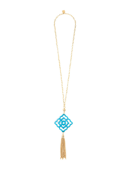 Rose Tassel Necklace