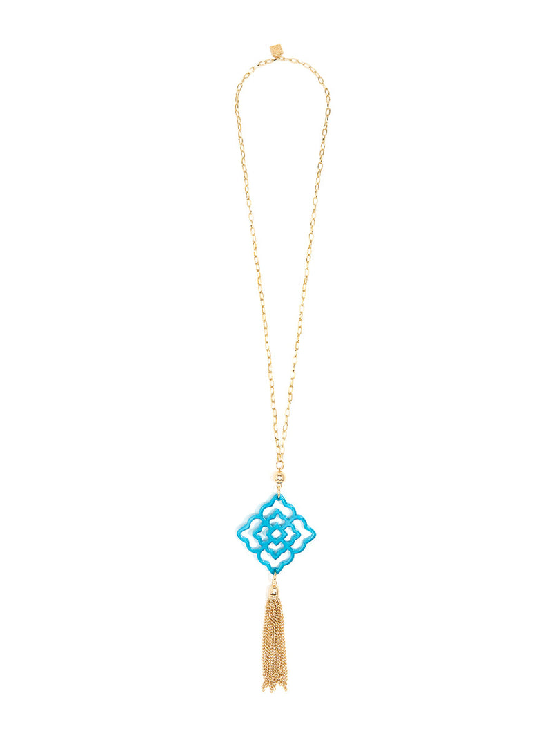 Rose Tassel Necklace