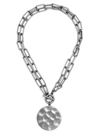 Angela Double Strand Coin Necklace