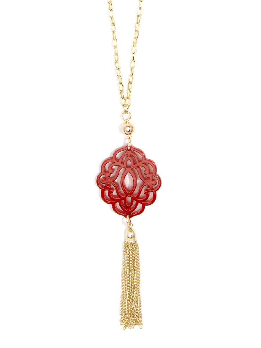 Baroque Tassel Necklace