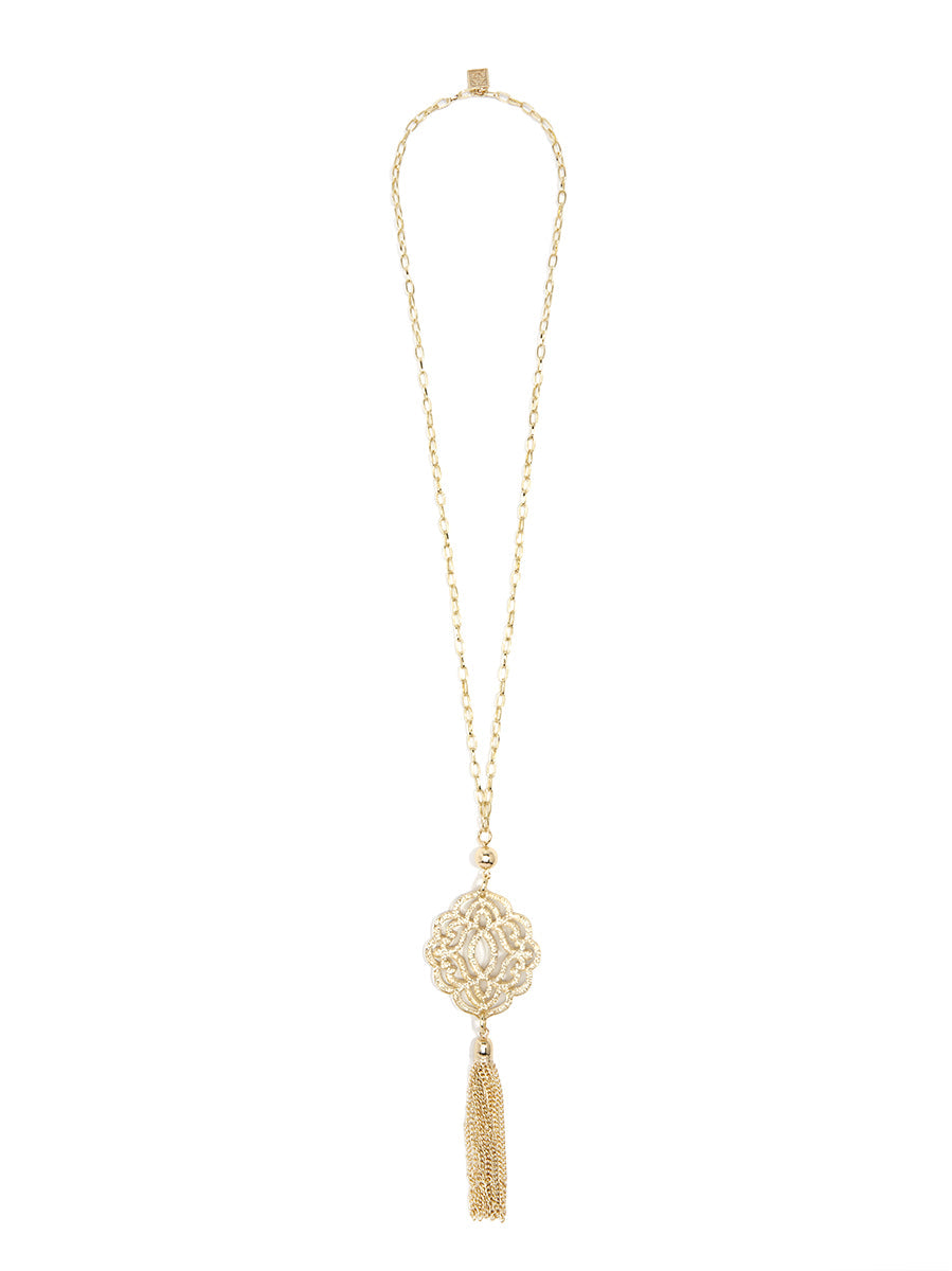 Baroque Tassel Necklace