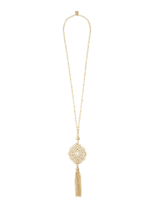 Baroque Tassel Necklace