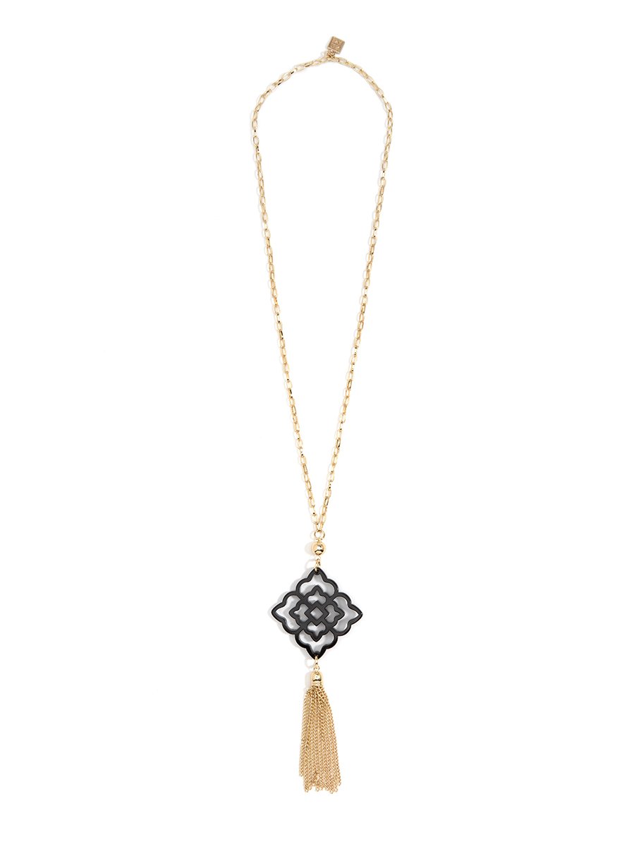 Rose Tassel Necklace