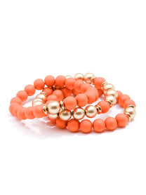 Make It Happen Matte Beaded Bracelet