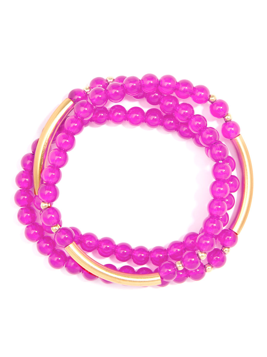 Glossed In Glam Wrap Bracelet