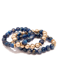 Iris Beaded Set Bracelet