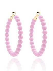 Lola Beaded Hoop Earring