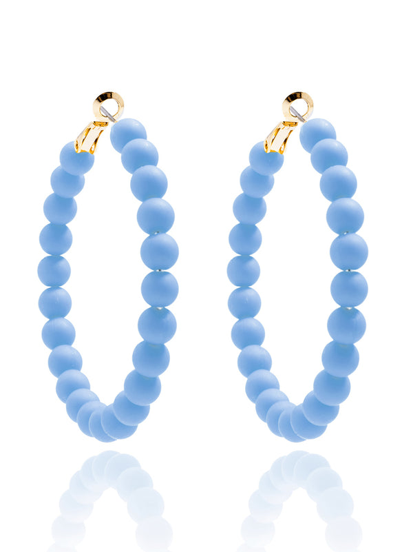 Lola Beaded Hoop Earring