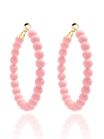 Lola Beaded Hoop Earring