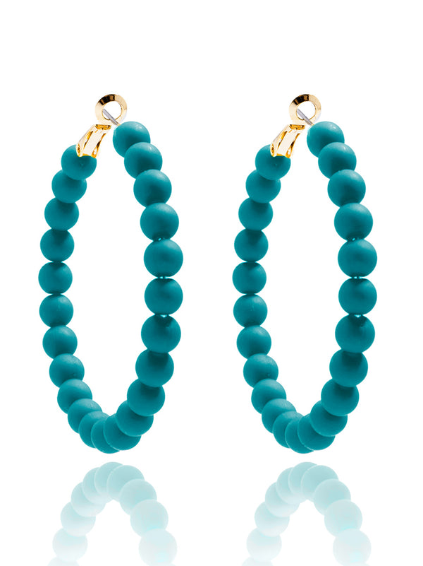 Lola Beaded Hoop Earring