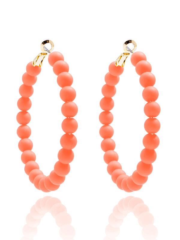 Lola Beaded Hoop Earring