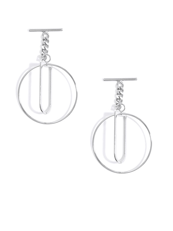 Sybil Toggle Hoop Earring