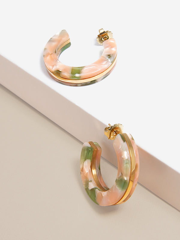 Sleek Torti Hoop Earring