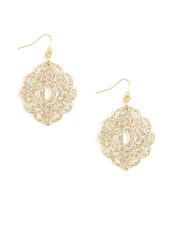 Baroque Drop Earring