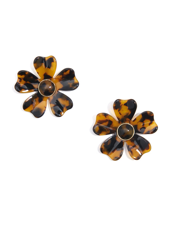 Tortoise Blossom Earring