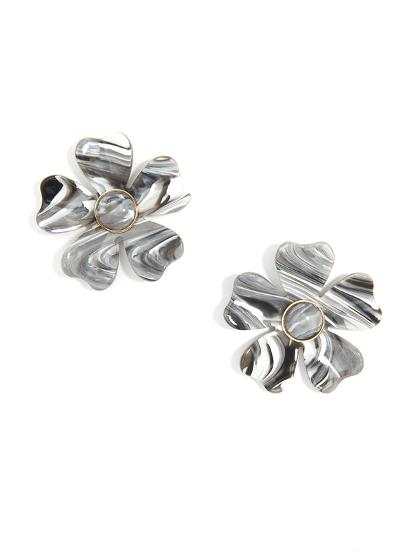 Tortoise Blossom Earring