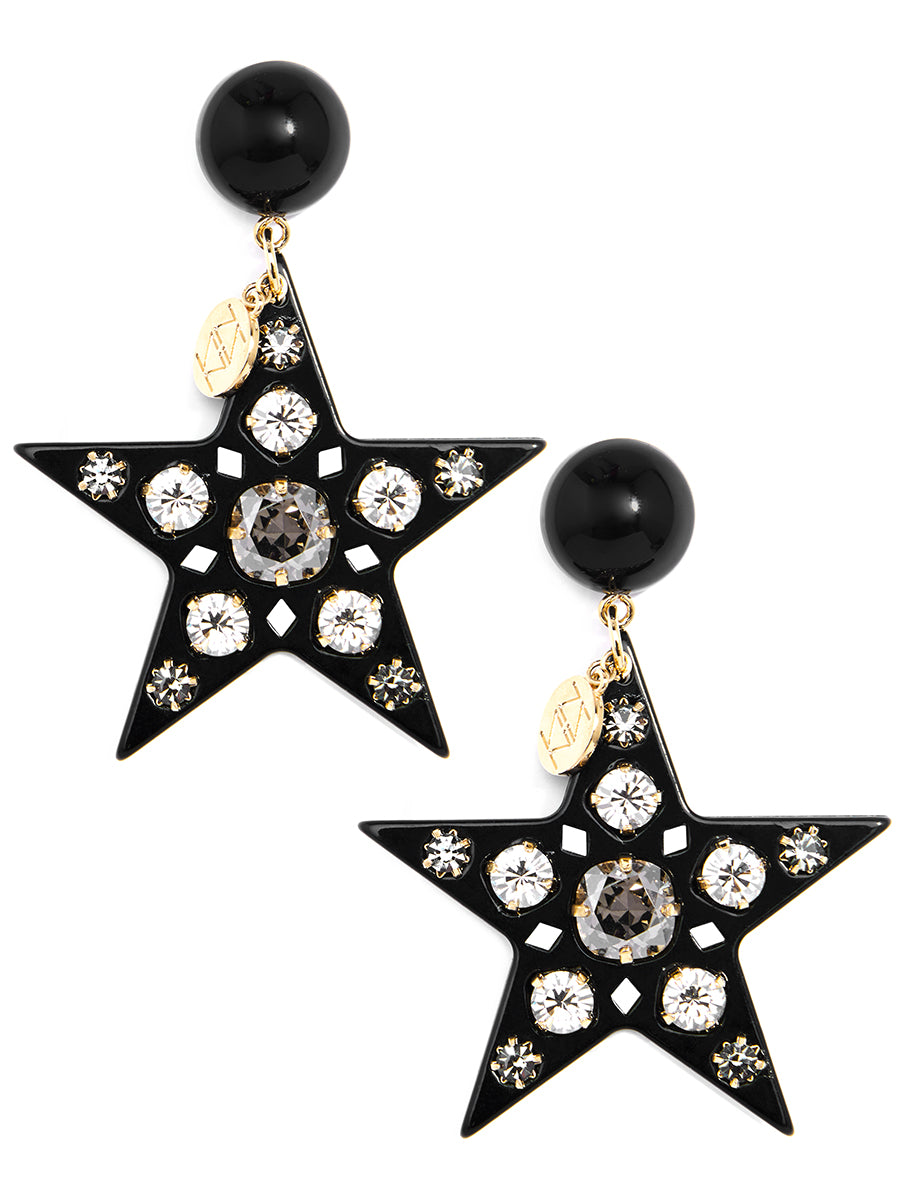 Stellar Statement Crystal Drop Earring