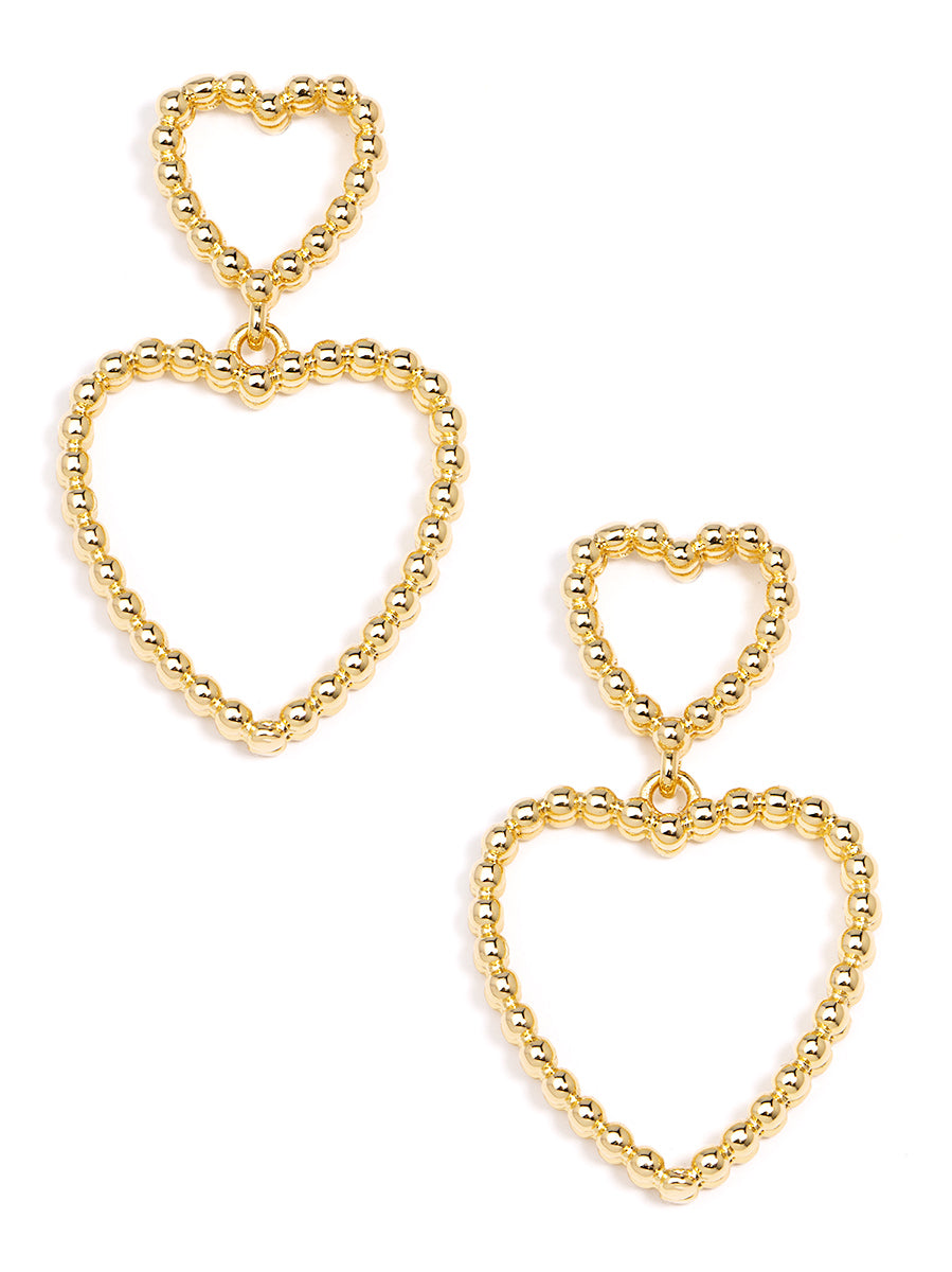 Valentina Heart Drop Earring