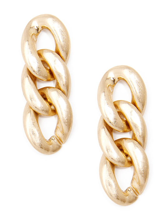 Camilla Curb Chain Drop Earring