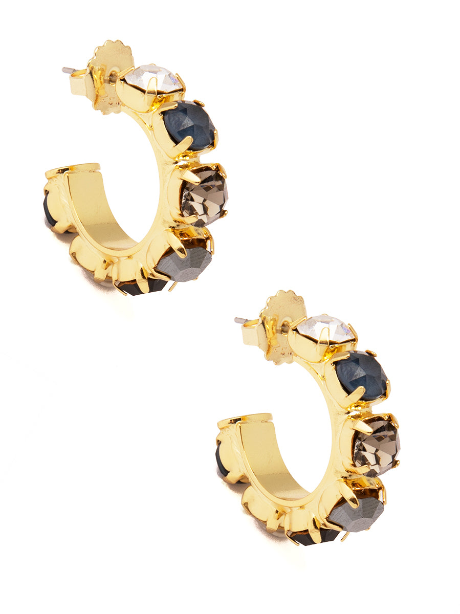 Charlie Crystal Hoops Earring