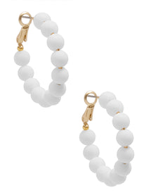 Josephine Beaded Hoop Earring