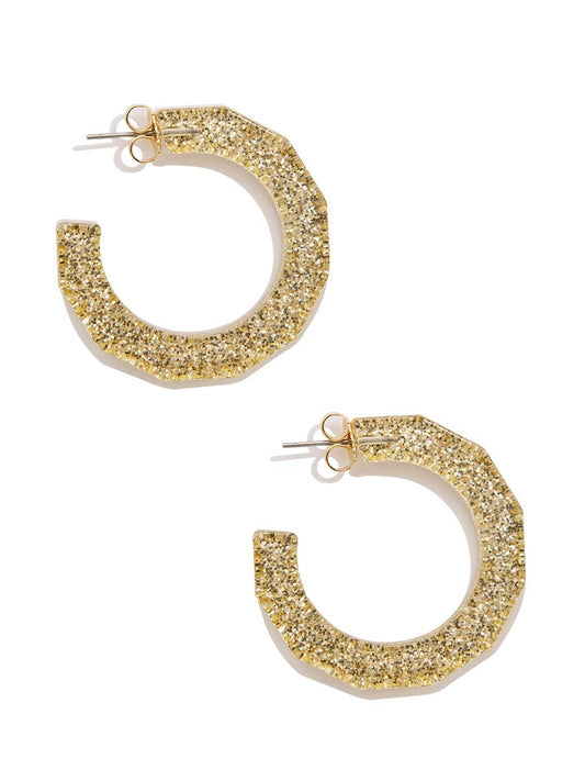 Robin Textured Hoop Earring