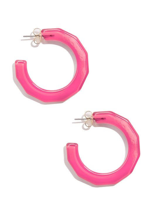 Robin Textured Hoop Earring