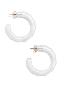 Robin Textured Hoop Earring