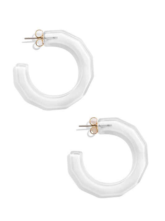 Robin Textured Hoop Earring