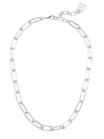 Angela Paperclip Link Collar Necklace