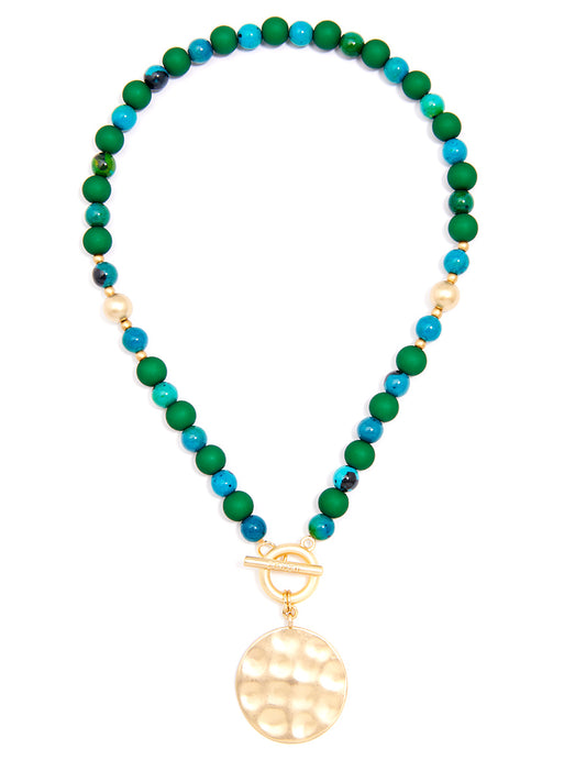 Rachel Beaded Charm Necklace