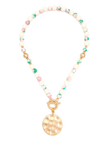 Rachel Beaded Charm Necklace