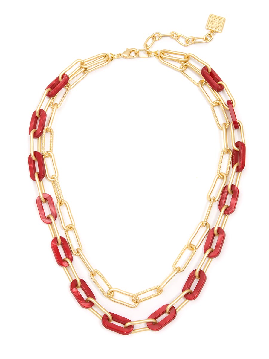 Lenna Layered Links Necklace