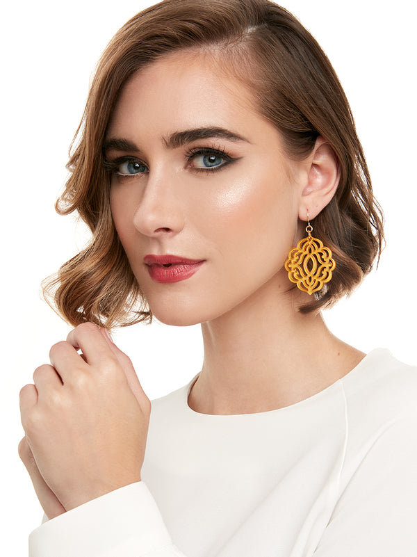 Baroque Drop Earring