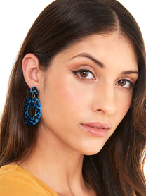 Leopard Print Mod Earring