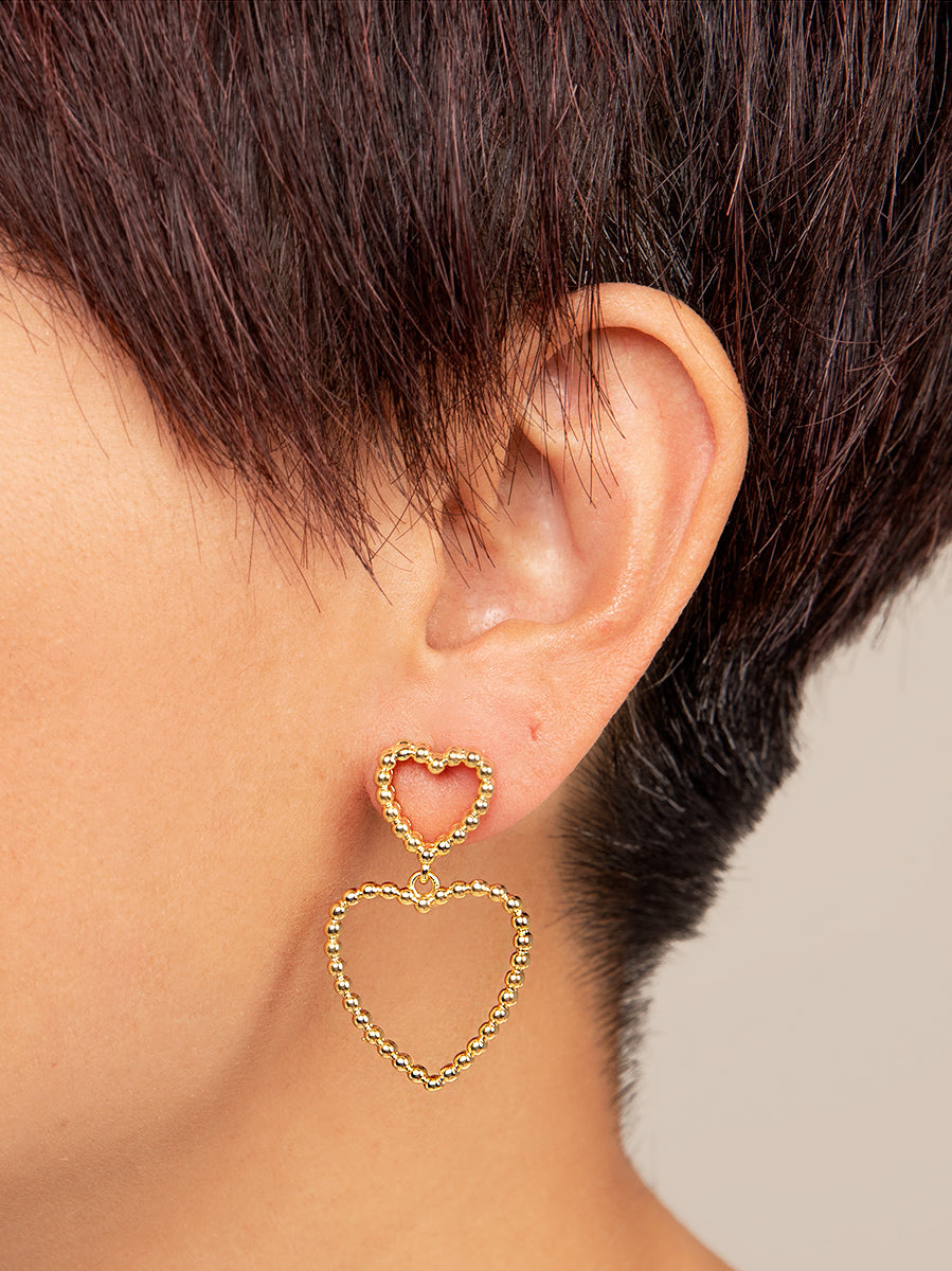 Valentina Heart Drop Earring