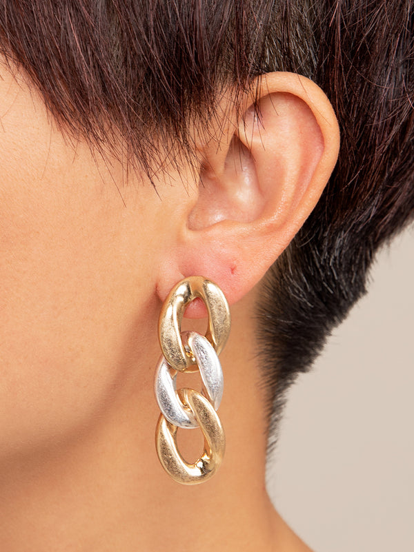 Camilla Curb Chain Drop Earring