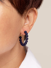 Josephine Beaded Hoop Earring