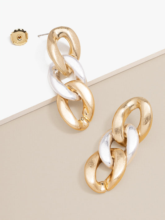 Camilla Curb Chain Drop Earring