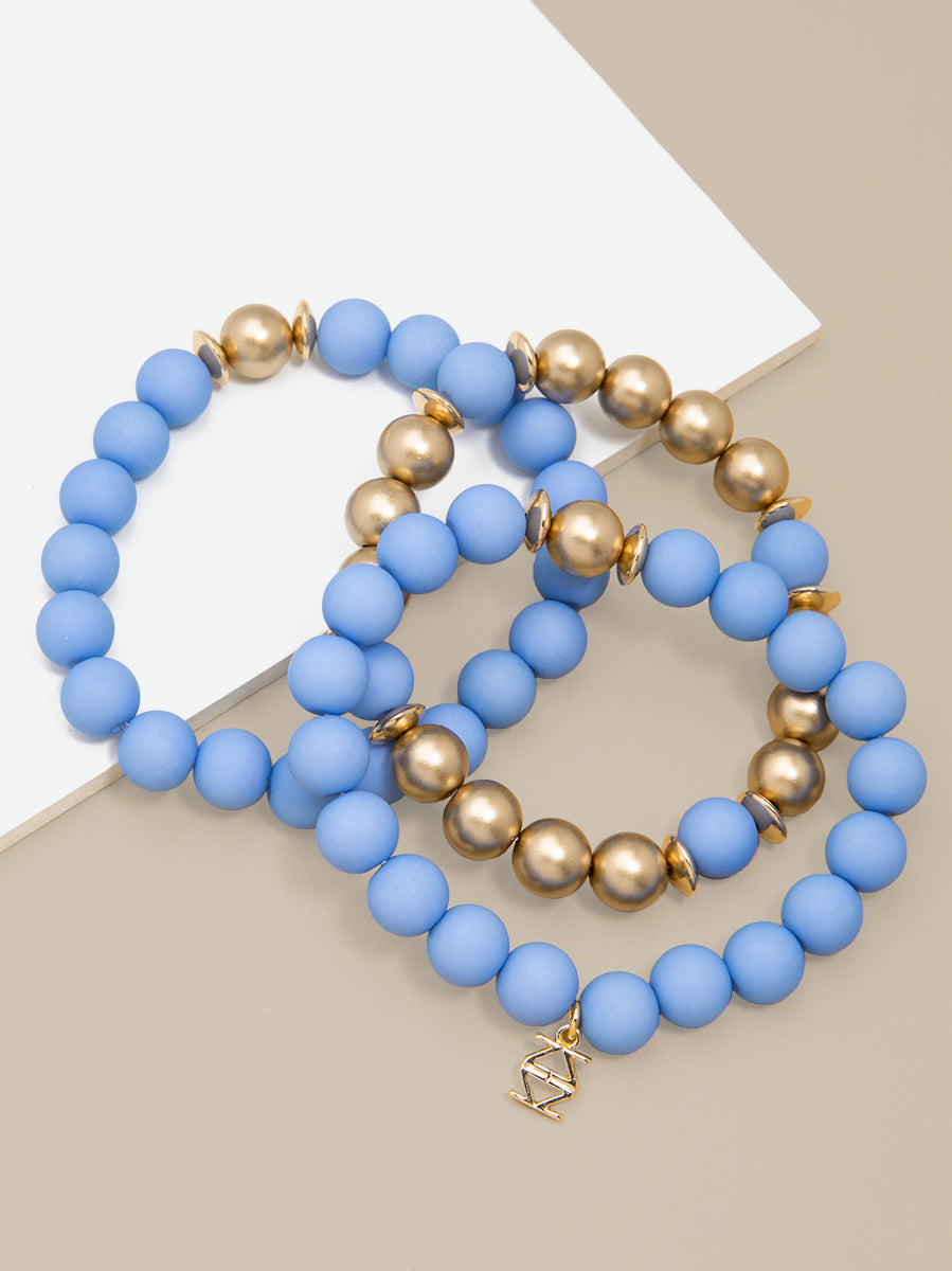 Make It Happen Matte Beaded Bracelet