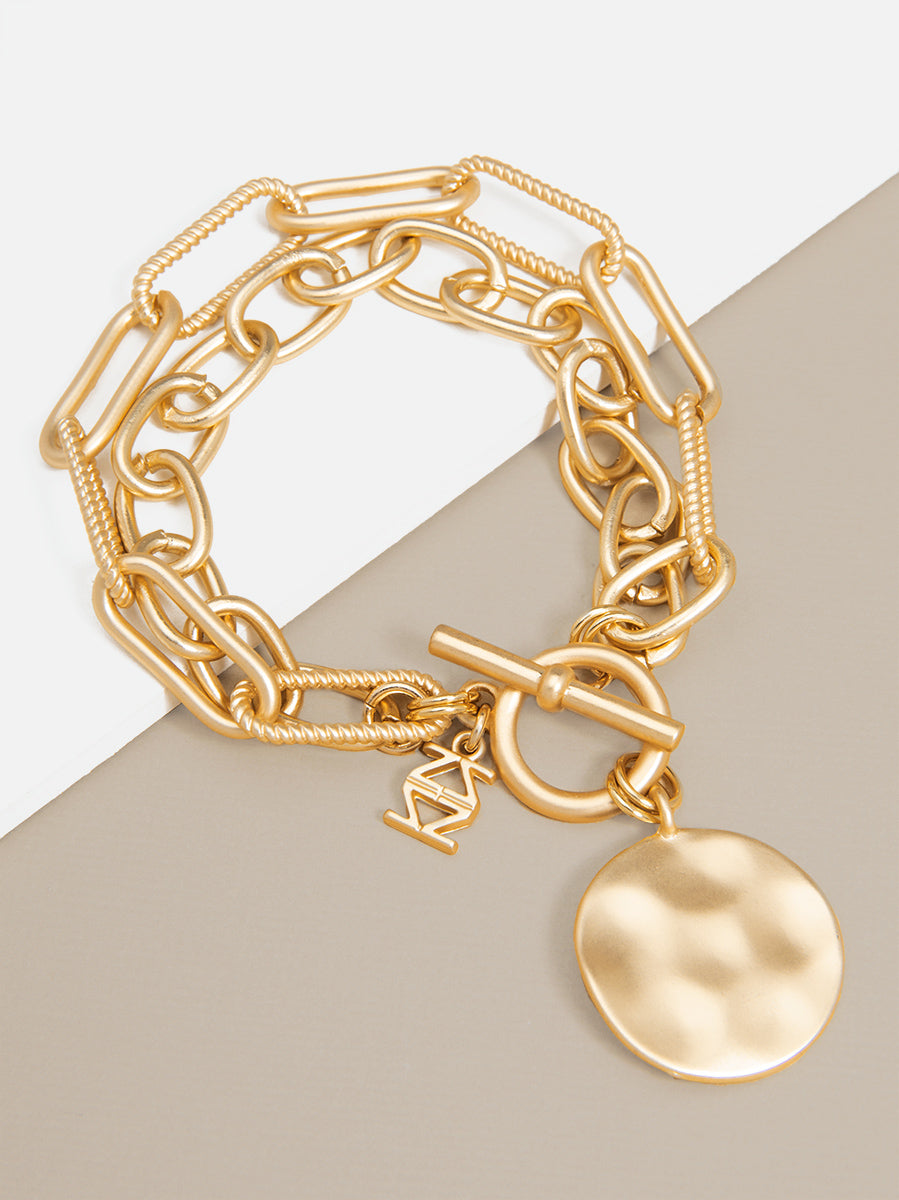 Mercy Links Coin Bracelet