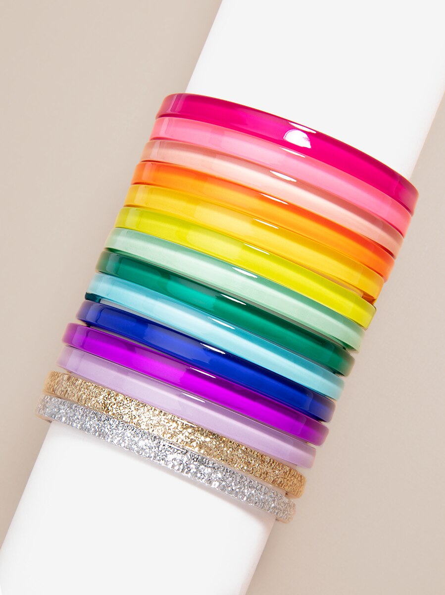 Resin shops bangle bracelet