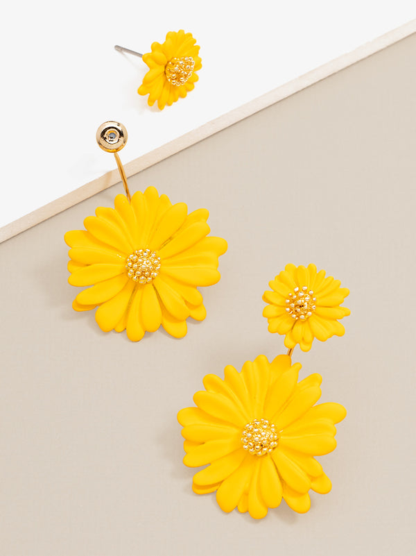 Ida Two-Piece Flower Earring